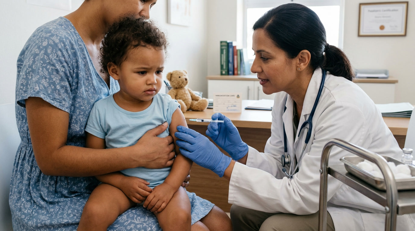 The Vaccine App brand mark