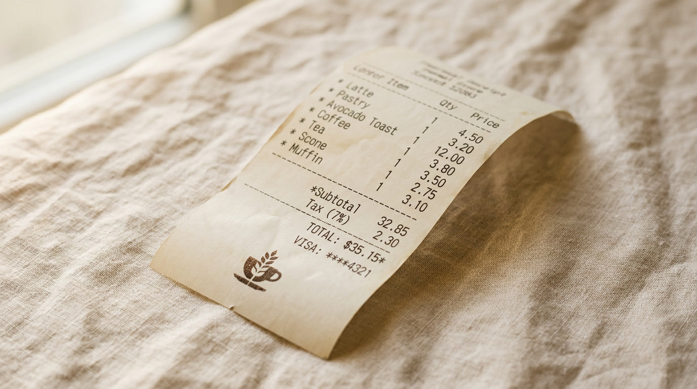 A 32-pixel mark on thermal receipt paper, the first test every Graaft identity has to pass